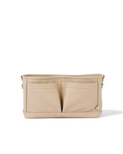 Load image into Gallery viewer, Dimple Faux Leather Stroller Organiser/Pram Caddy - Oat