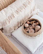 Load image into Gallery viewer, White | Diamond Knit Baby Blanket