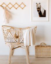 Load image into Gallery viewer, Cream - Diamond Knit Baby Blanket