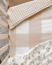 Load image into Gallery viewer, Sand Gingham Large Quilt
