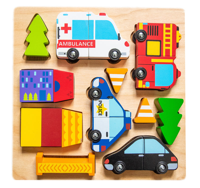 Vehicle Puzzle with Magnetic