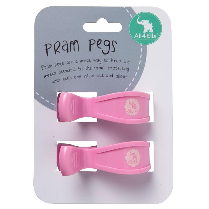 2 Pack Pegs - Pastel Pink