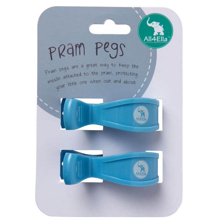 2 Pack Pegs - Pastel Blue