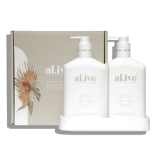 Load image into Gallery viewer, WASH & LOTION DUO + TRAY - MANGO & LYCHEE