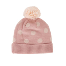 Load image into Gallery viewer, Raindrops Merino Beanie Dusty Pink
