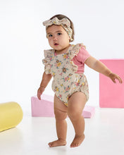 Load image into Gallery viewer, Yasmine Floral Frill Romper
