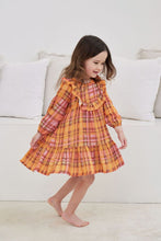 Load image into Gallery viewer, Rainbow Tartan Woven Dress
