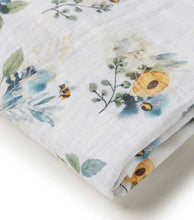 Load image into Gallery viewer, Garden Bee Organic Muslin Wrap
