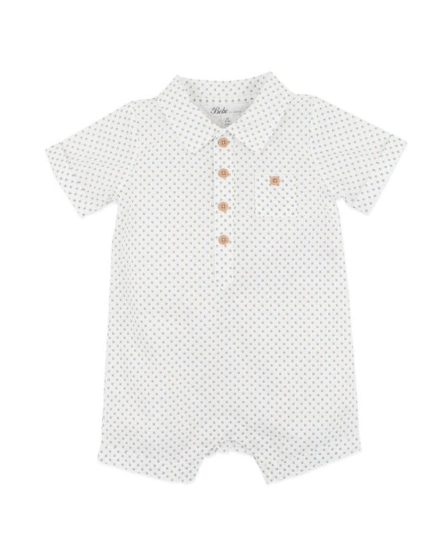 Roman Collard Romper