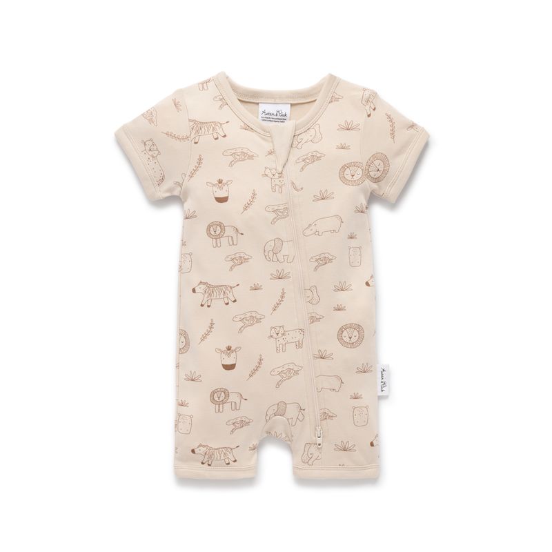 Safari Adventure Zip Romper