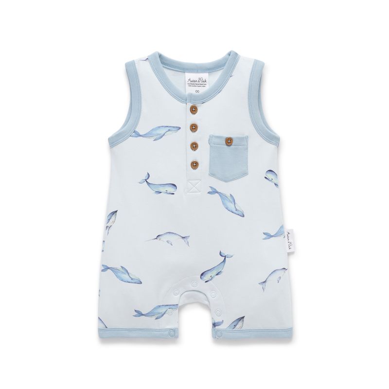 Under The Sea Henley Romper