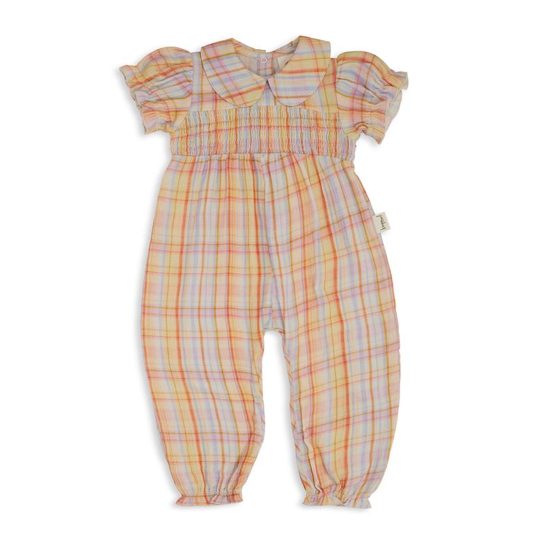 Rainbow Plaid Vintage Jumpsuit