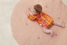 Load image into Gallery viewer, Collard Romper Rainbow Tartan
