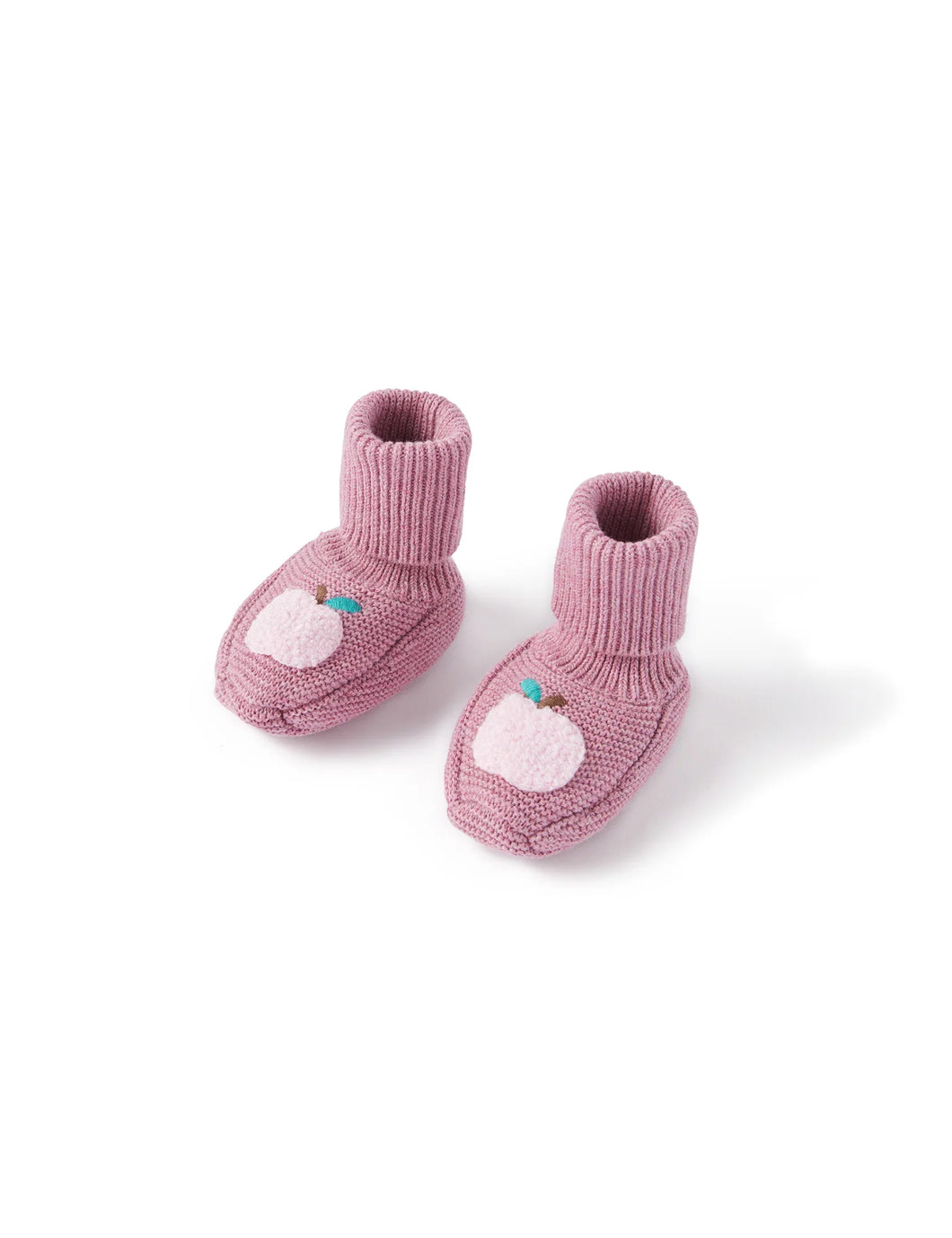 Apple Knitted Booties
