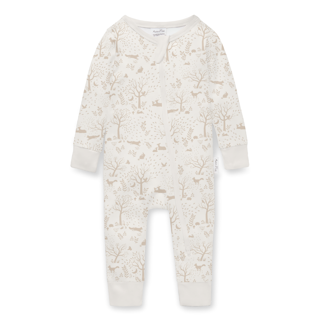 Woodland Zip Romper