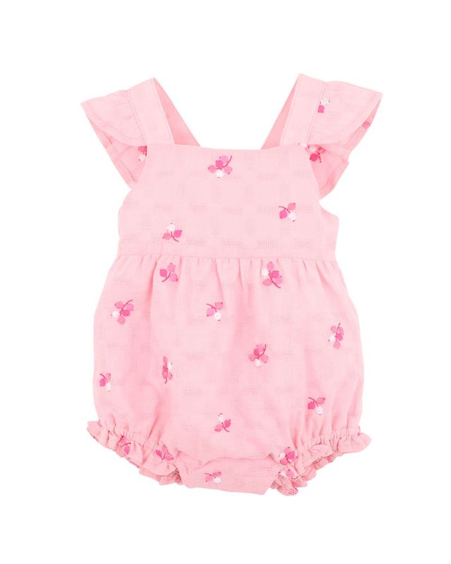 Summer Vacay Embroidered Overall