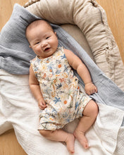Load image into Gallery viewer, HAVANA ORGANIC BUTTON UP ROMPER

