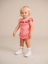 Load image into Gallery viewer, Cherry Emb Playsuit
