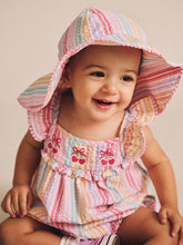 Load image into Gallery viewer, Rainbow Stripe Frill Playsuit

