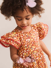 Load image into Gallery viewer, Nautical Floral Tiered Dress
