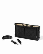 Load image into Gallery viewer, Signature Pram Caddy - Black Diamond Quilt Nylon
