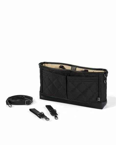 Signature Pram Caddy - Black Diamond Quilt Nylon
