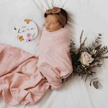 Load image into Gallery viewer, Musk Pink Organic Muslin Wrap
