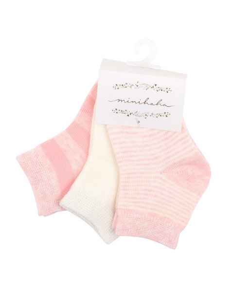 3PK Socks - Pink Multi