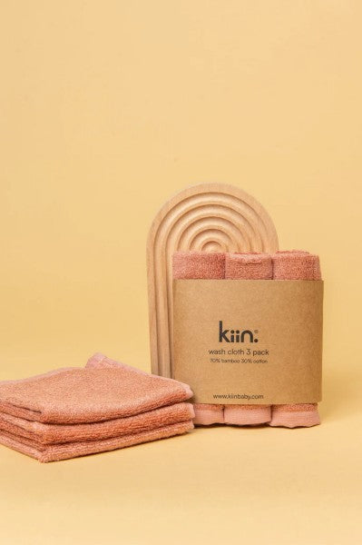 Wash Cloths 3 Pack - Blush