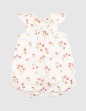 Load image into Gallery viewer, Poppy Strawberry Print Romper
