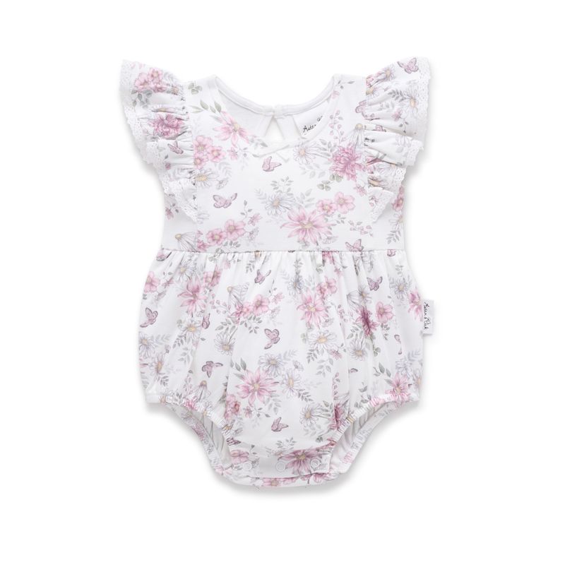 Daisy Floral Bubble Romper