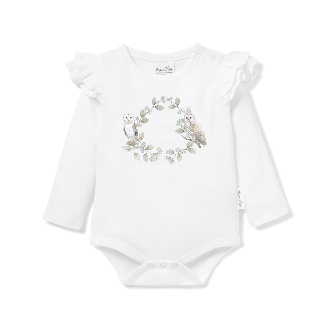 Barn Owl Flutter Onesie