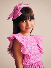 Load image into Gallery viewer, Frilly Broderie Pinafore Dress
