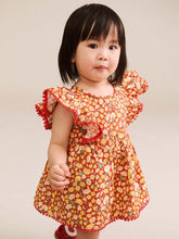 Load image into Gallery viewer, Nautical Floral Dress with Bloomer
