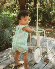 Load image into Gallery viewer, Grow Wild Embroidered Check Romper
