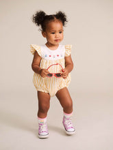 Load image into Gallery viewer, Floral Field Stripe Playsuit
