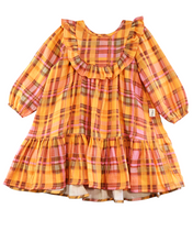 Load image into Gallery viewer, Rainbow Tartan Woven Dress

