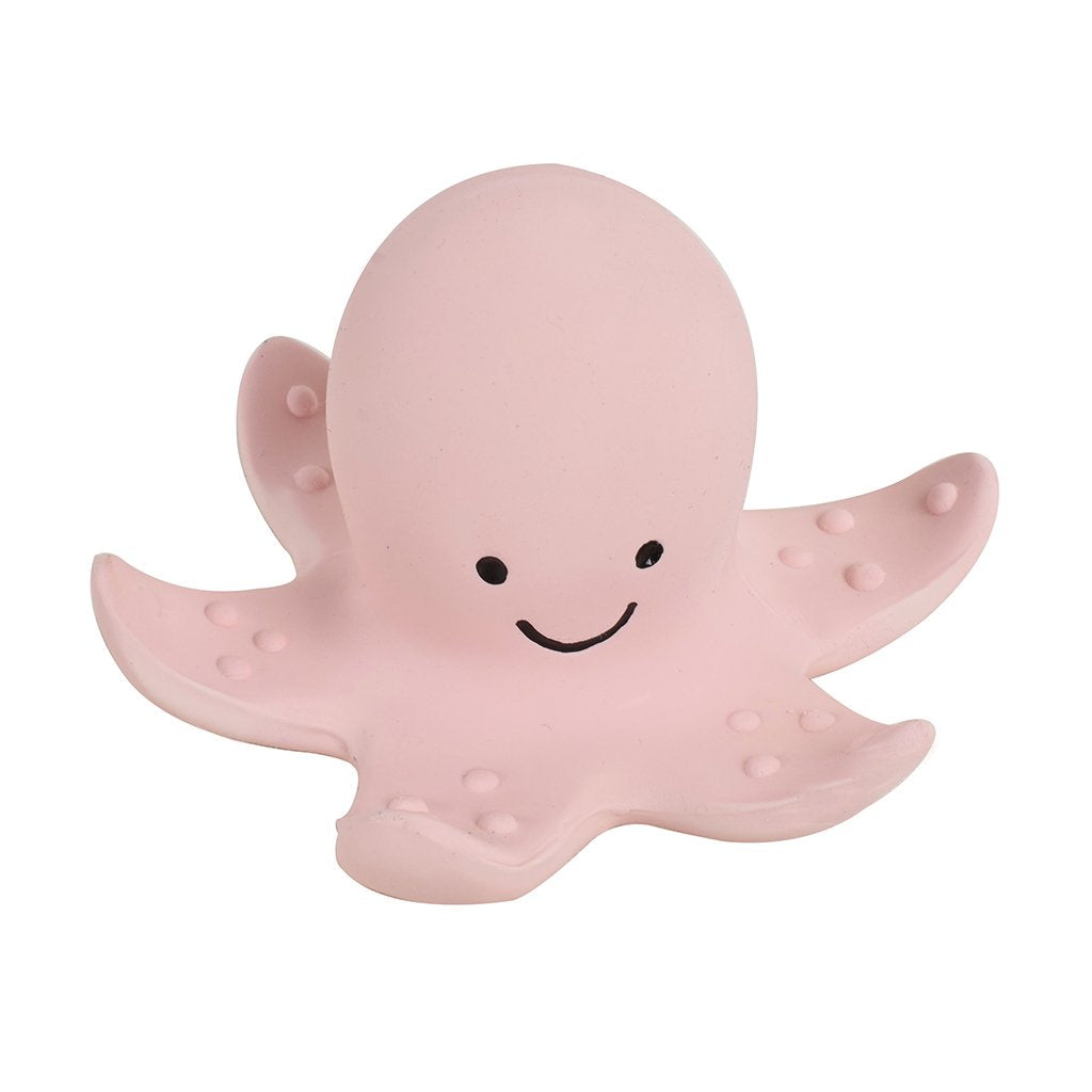 Octopus - Natural Rubber Baby Rattle/Teether/Bath Toy