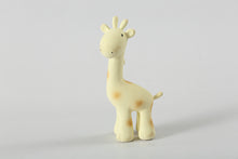 Load image into Gallery viewer, Rubber Giraffe Zoo Animal - Teether Rattle/Bath Toy/Toy

