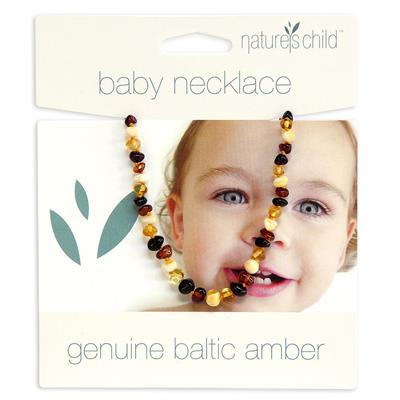 Nature's Child Amber Necklace - Colour: Mixed