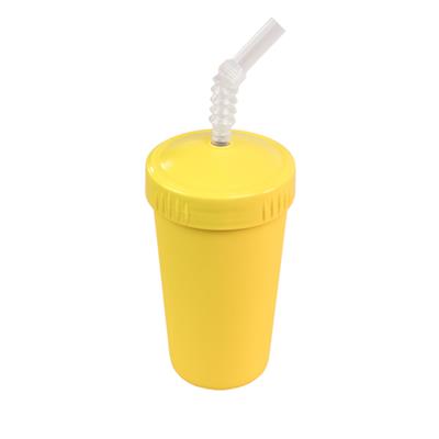 Re-Play Straw Cup with Reusable Straw - Yellow
