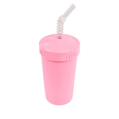 Re-Play Straw Cup with Reusable Straw - Baby Pink