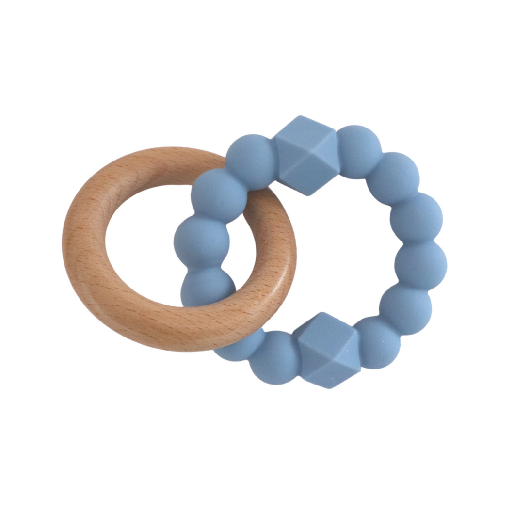 Moon Teether - Soft Blue