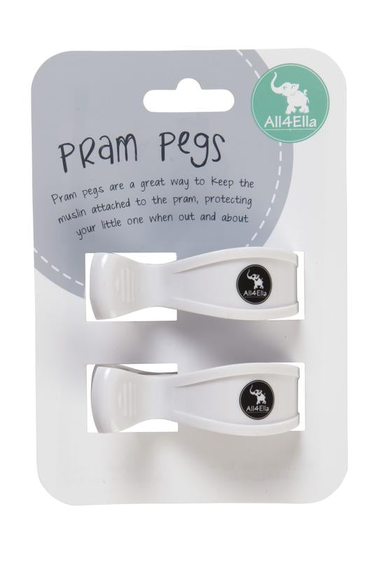 2 Pack Pegs - White