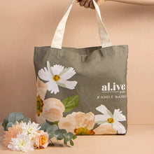 Load image into Gallery viewer, COTTON TOTE BAG - AL.IVE BODY X ADELE NAIDOO
