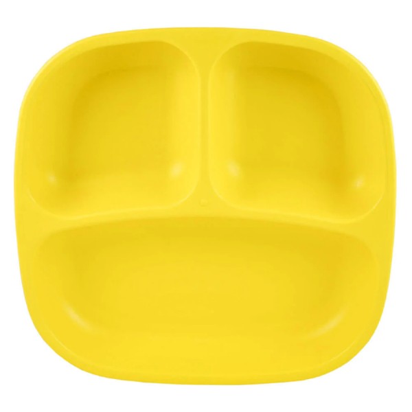 Re-Play Divided Plate - Yellow
