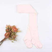 Load image into Gallery viewer, Pointelle Tights - Pale Pink
