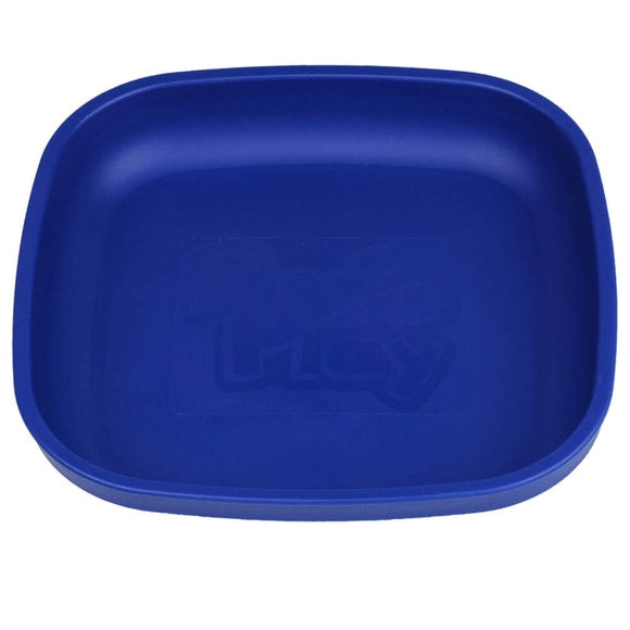 Re-Play Large Flat Plate - Navy Blue