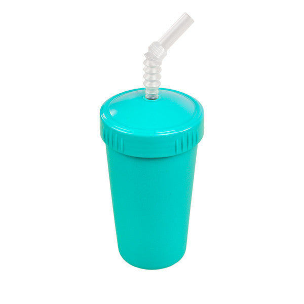 Re-Play Straw Cup with Reusable Straw - Aqua